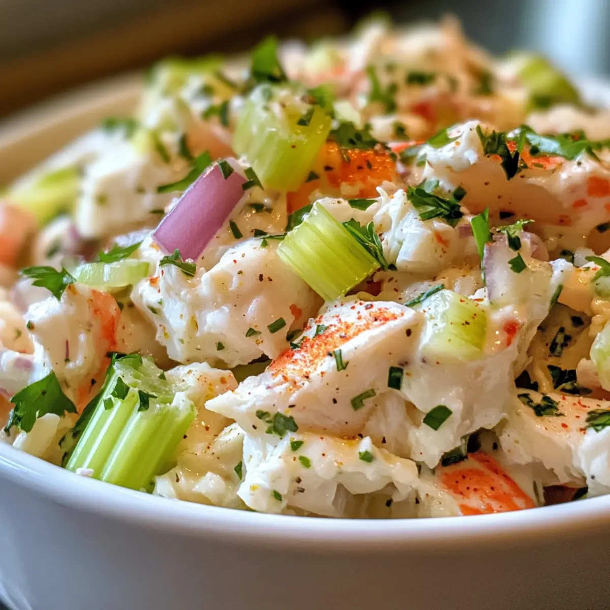 Quick Classic Crab Salad in 10 Minutes: Fresh & Creamy Delight