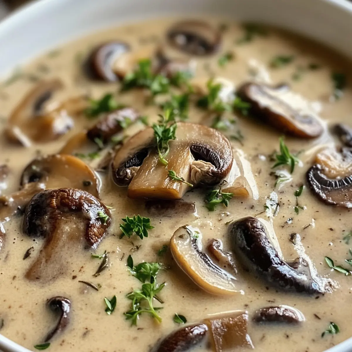 Delicious Creamy Mushroom Soup You Can Make in 35 Minutes